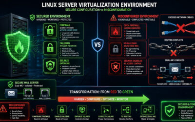 Complete Guide: Securing a Rocky Linux KVM Host + Fixing Mail Server Dual-NIC Issues