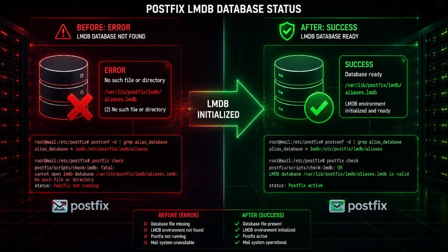 Postfix Postscreen Error: How to Fix ‘No such file or directory’ for LMDB Maps